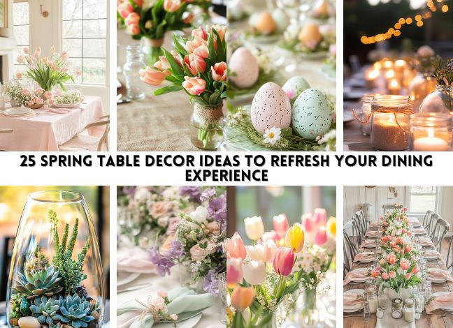 25 Spring Table Decor Ideas to Refresh Your Dining Experience