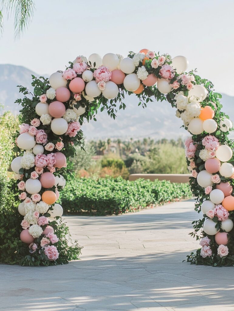 Floral Balloon Arch