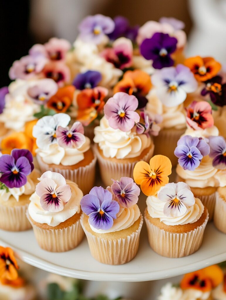 Floral Cupcake Toppers