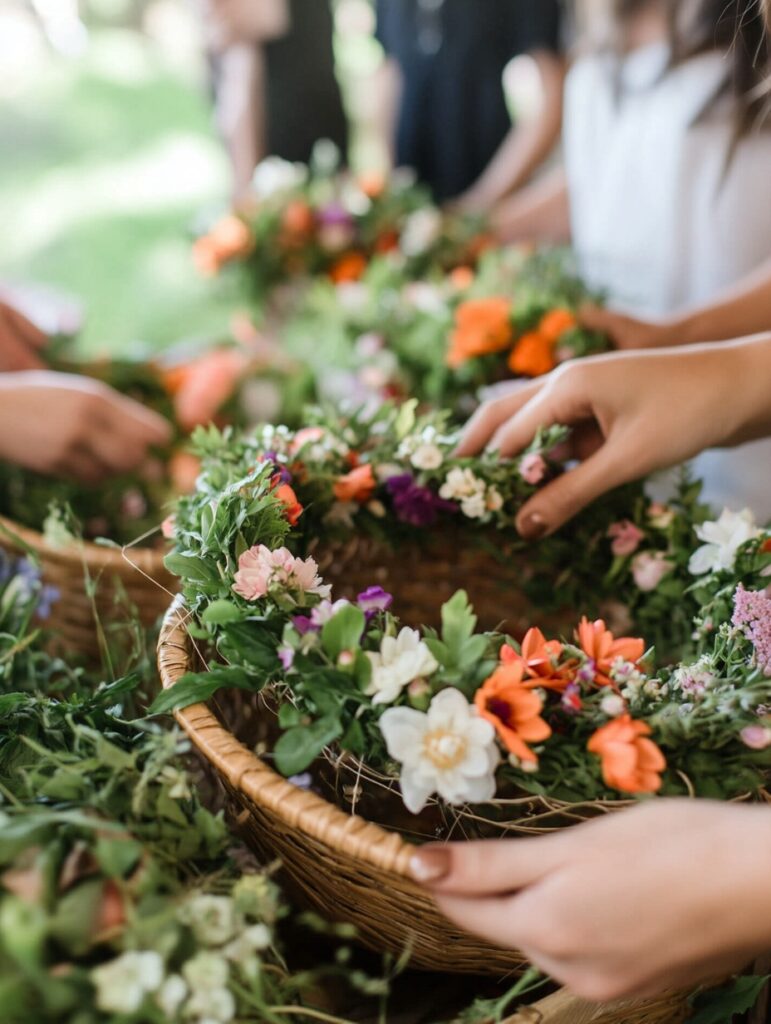 Flower Crowns for Guests