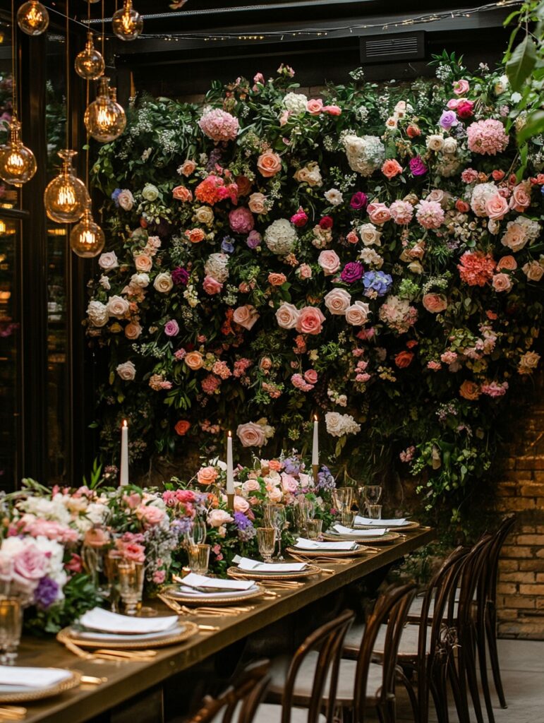 Flower Garland Table Runners