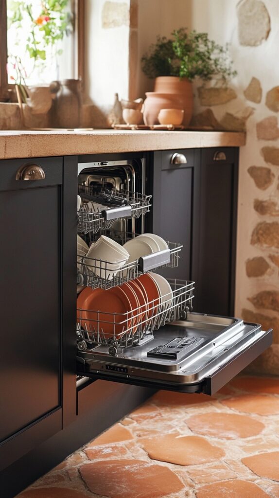 Opt for a slimline dishwasher